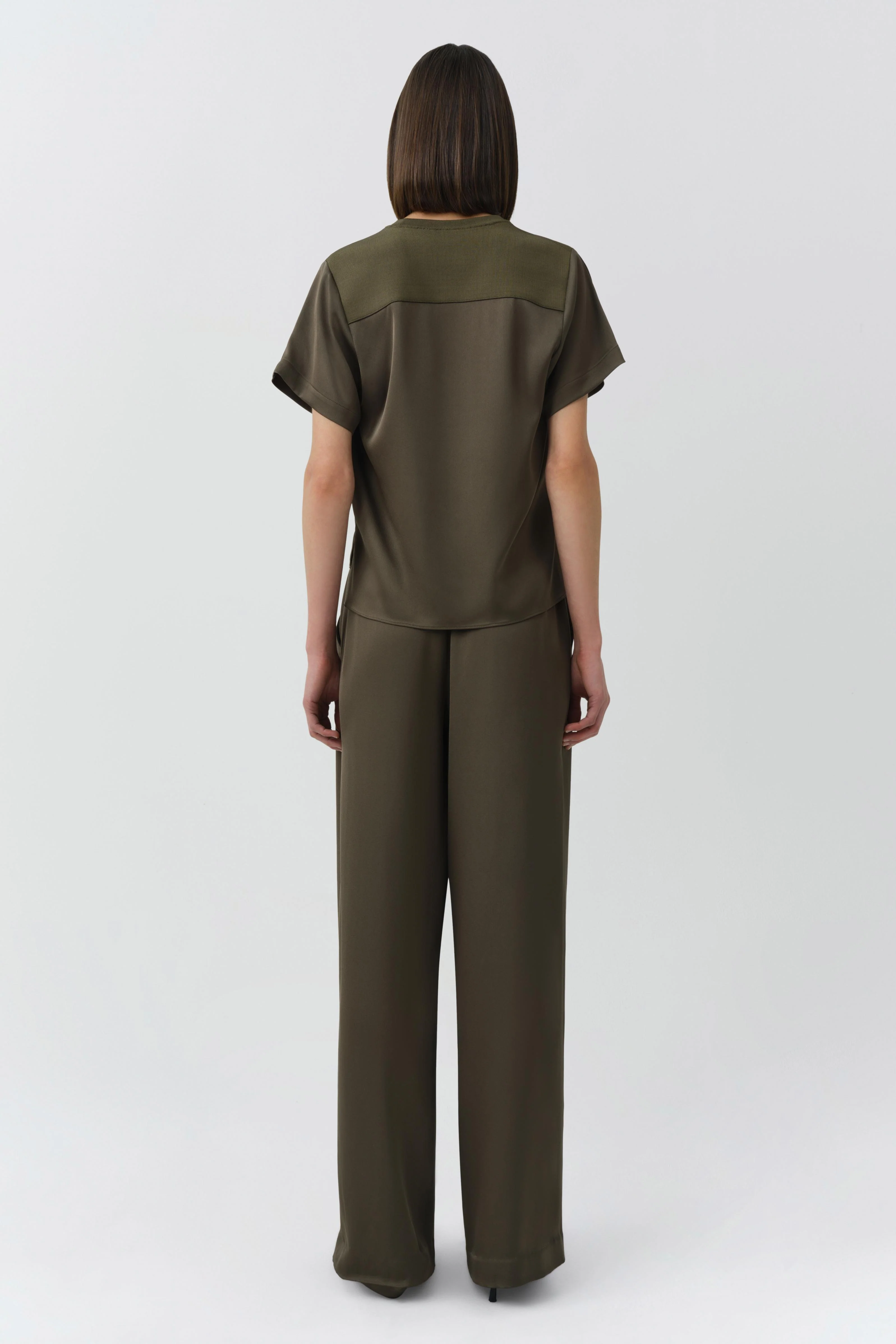 Addy Satin Combo Tee - Image 4