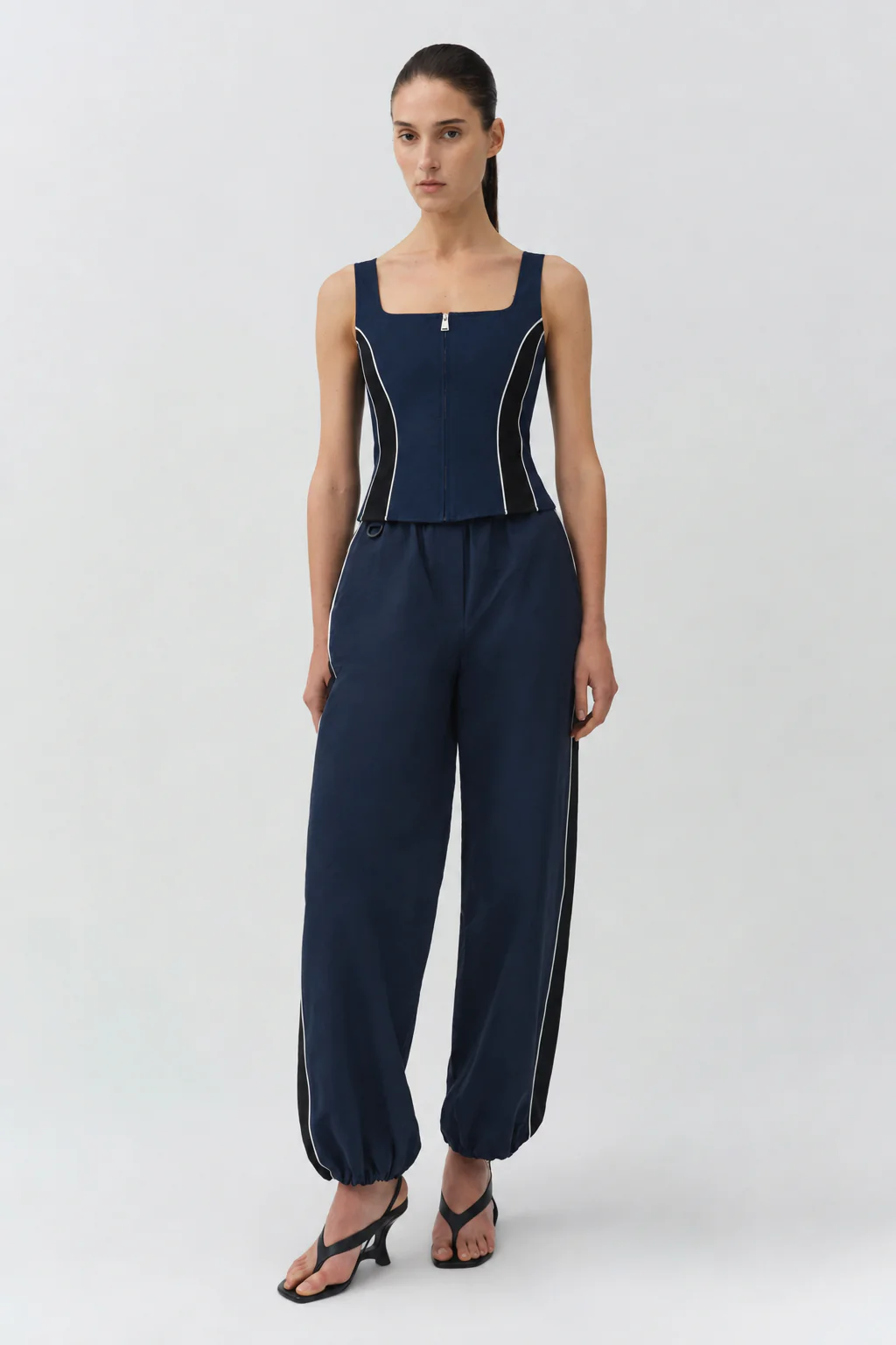 Aya Cotton Faille Bustier Top - Image 2