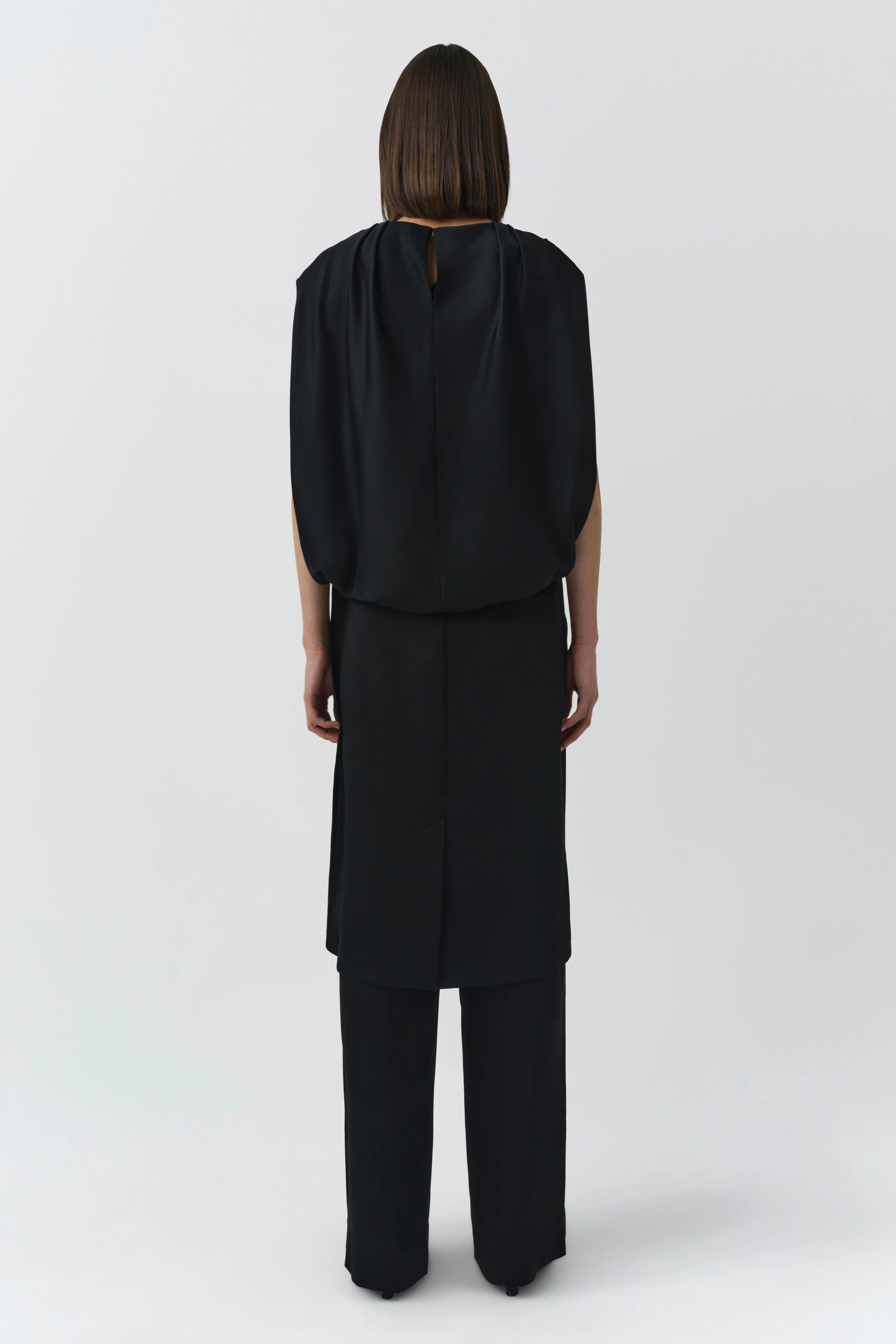 Bella Satin Cape Top - Image 5