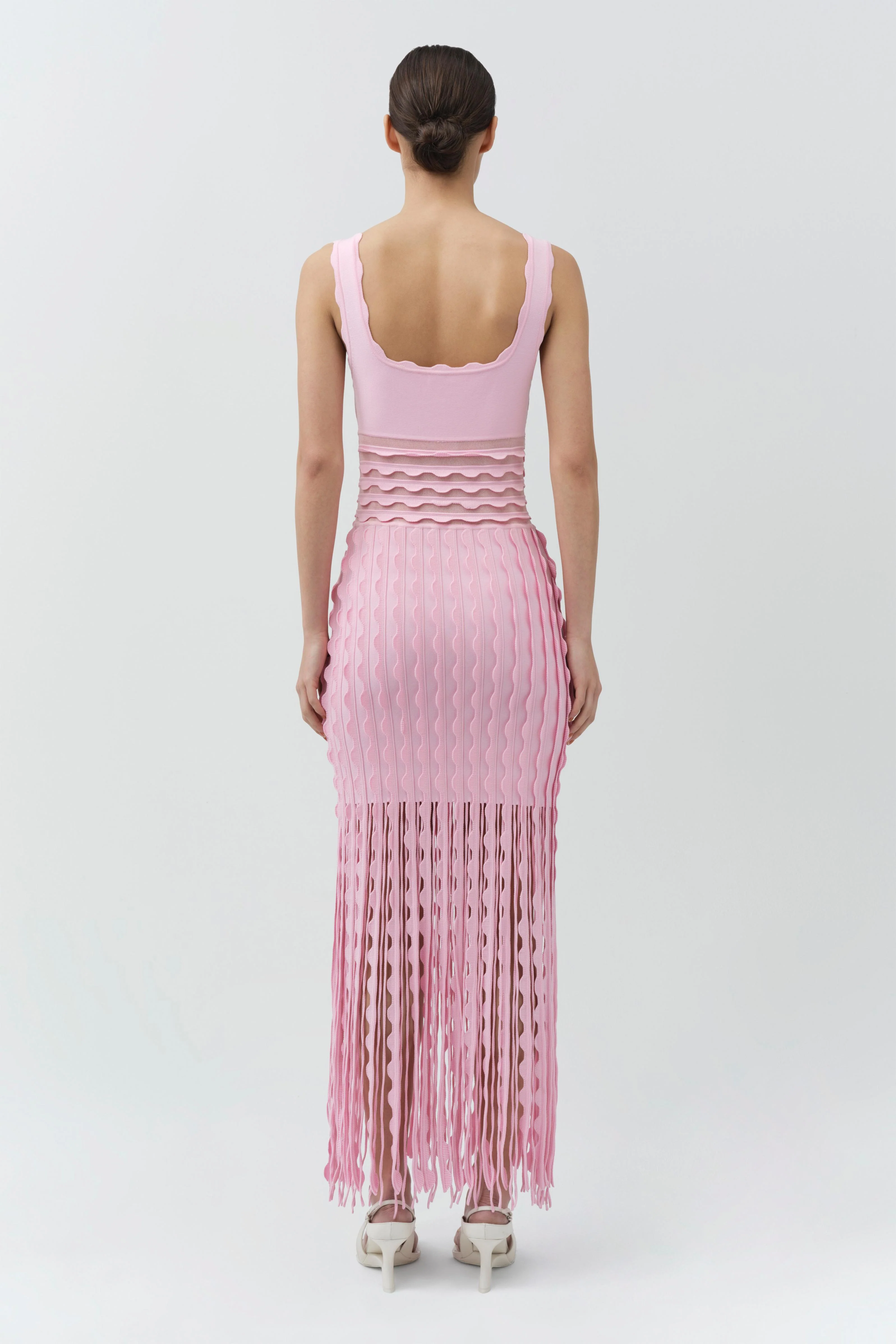 Brionne Scalloped Knit Midi Dress - Image 6