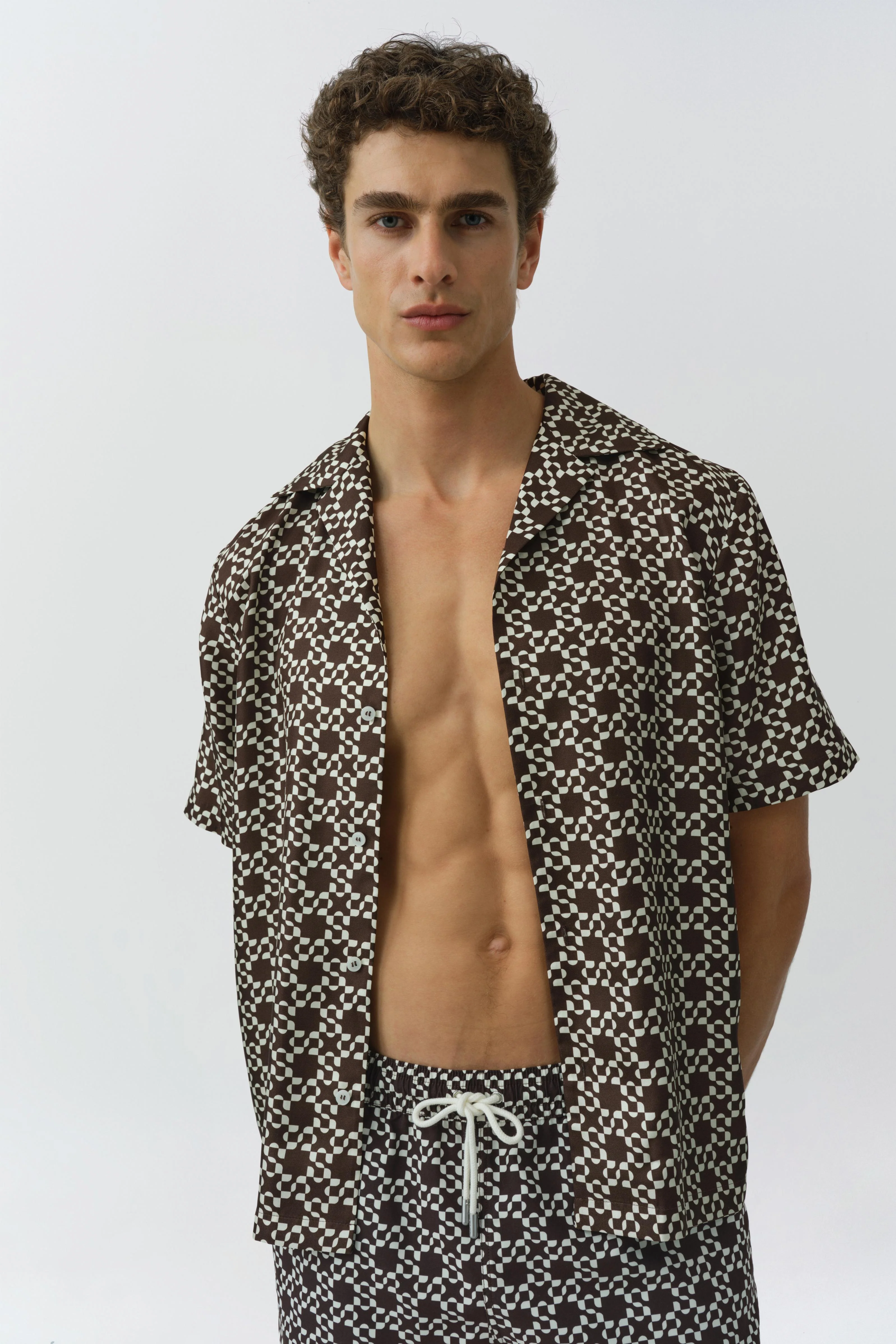 Casper Printed Silk Shirt - Image 3