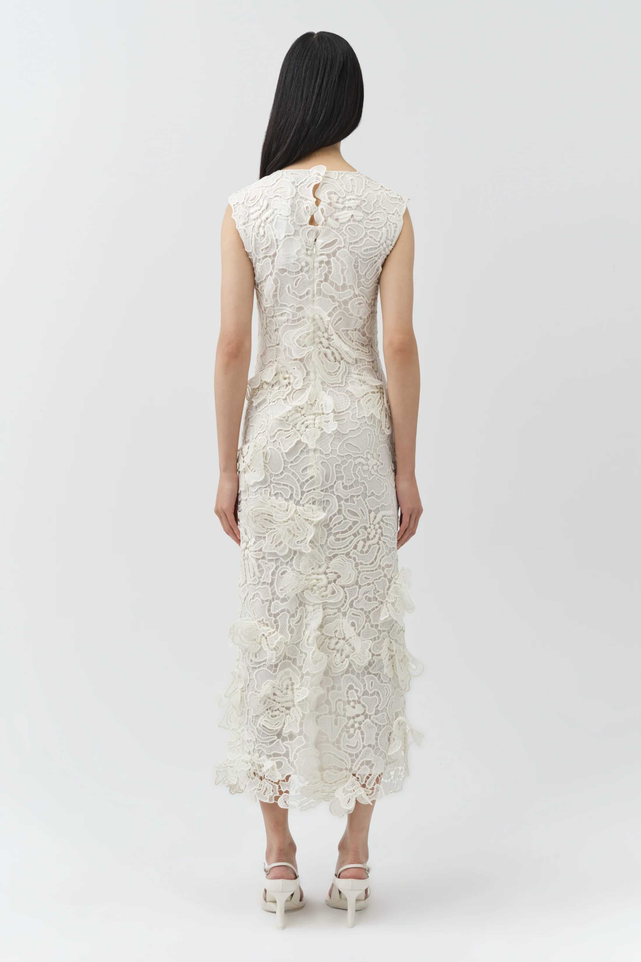 Dahlia Lace Midi Dress - Image 6