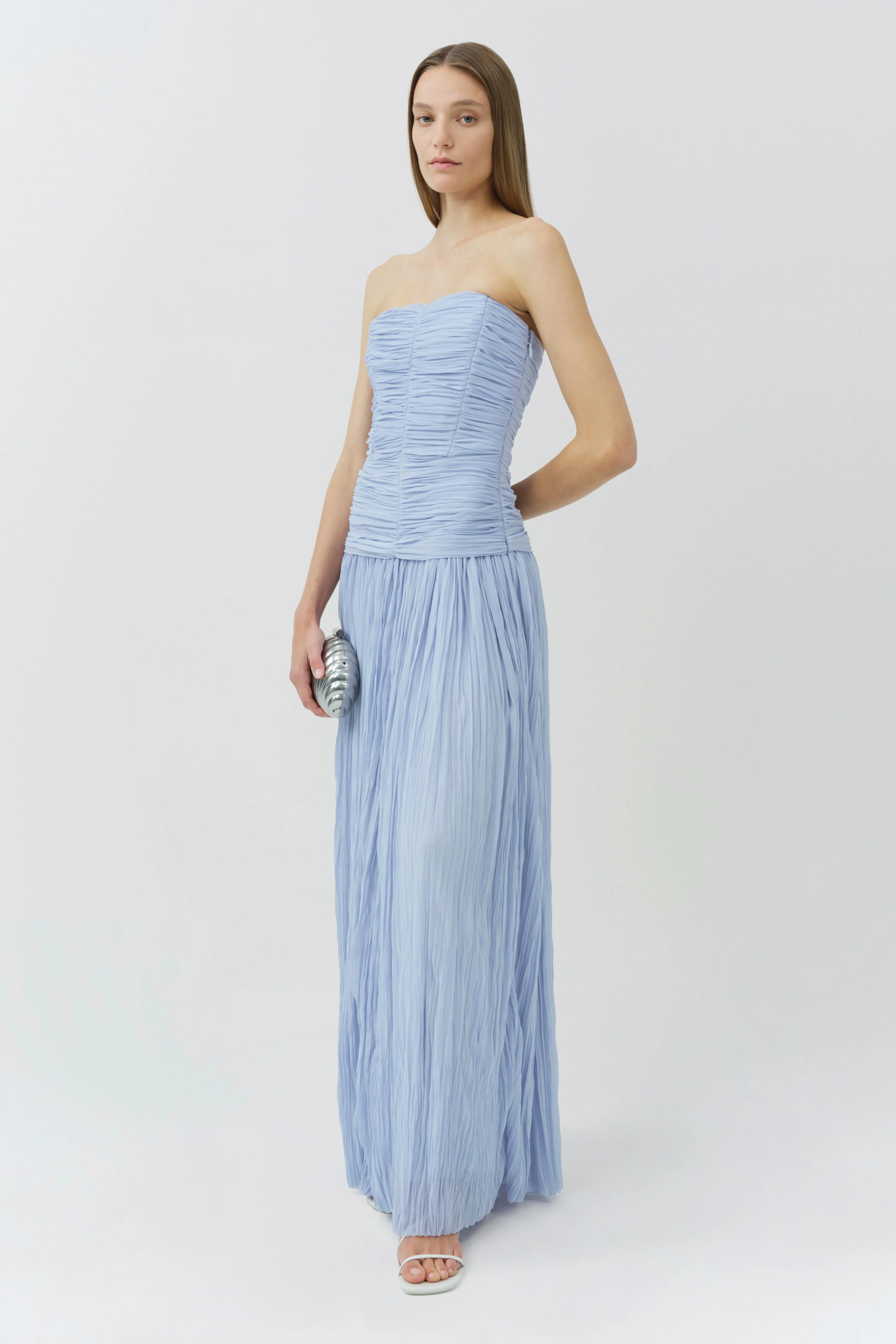 Danielle Crinkle Jersey Bustier Gown - Image 3