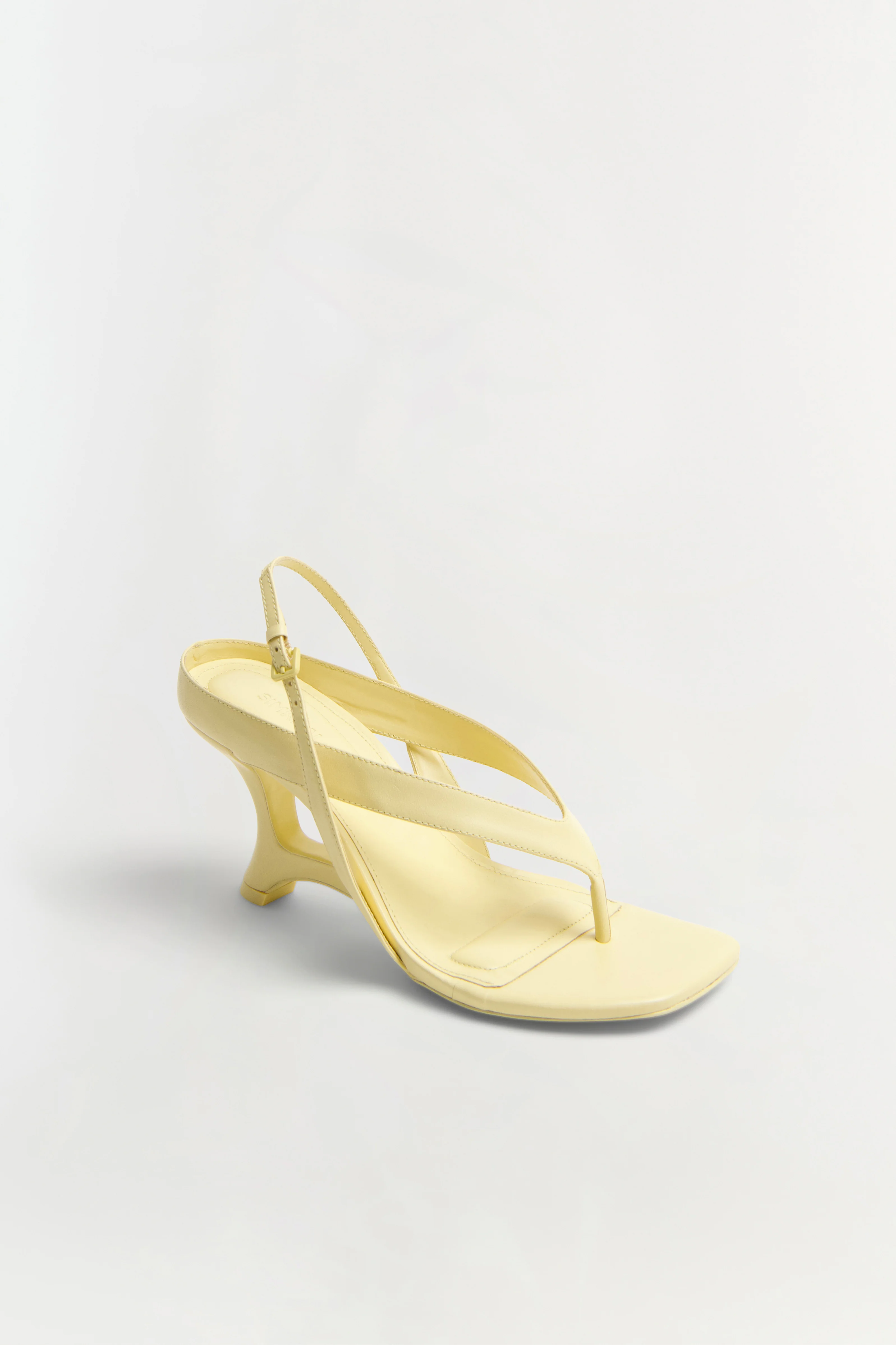 Darya Leather Wedge Thong Sandal - Image 3
