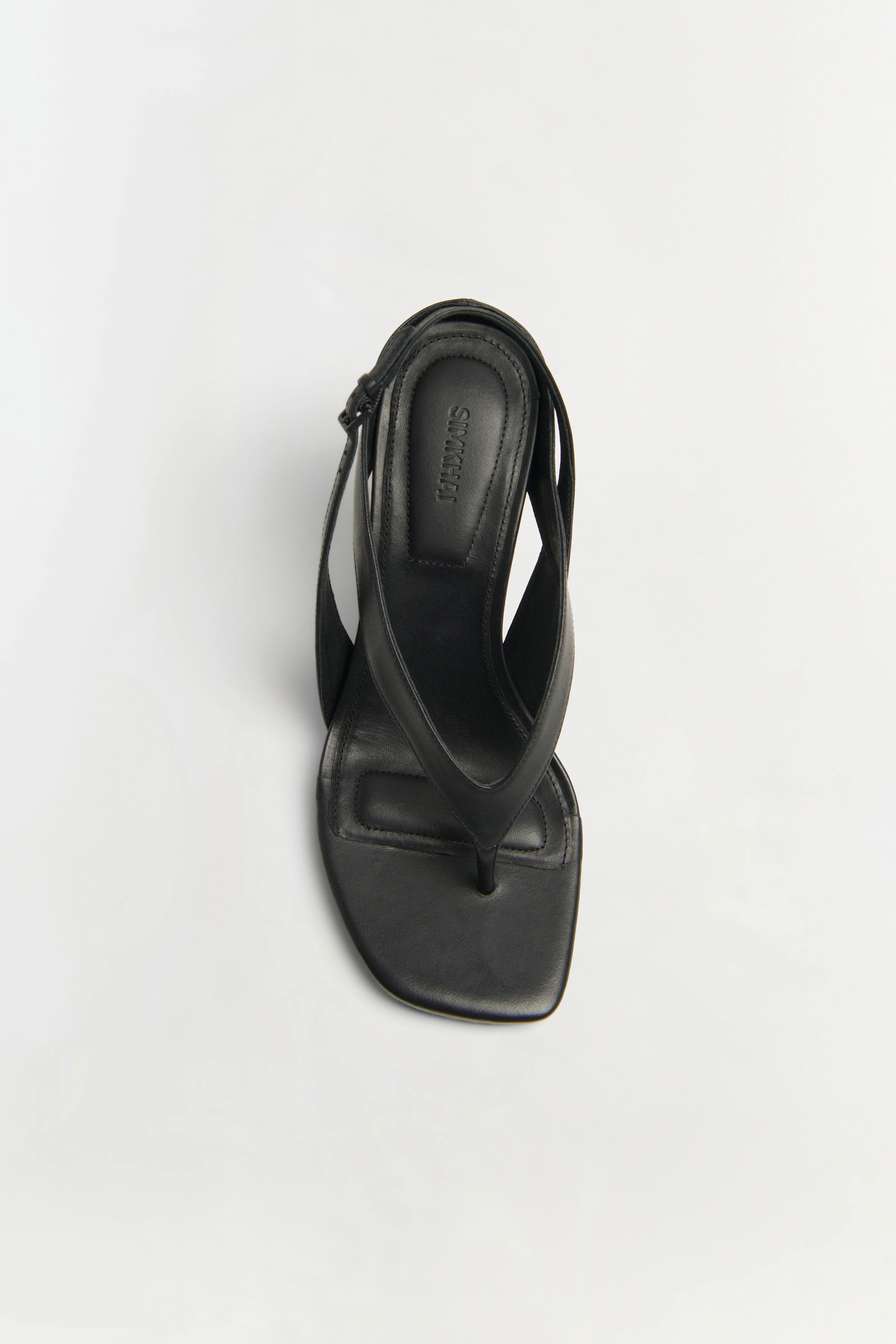 Darya Leather Wedge Thong Sandal - Image 3