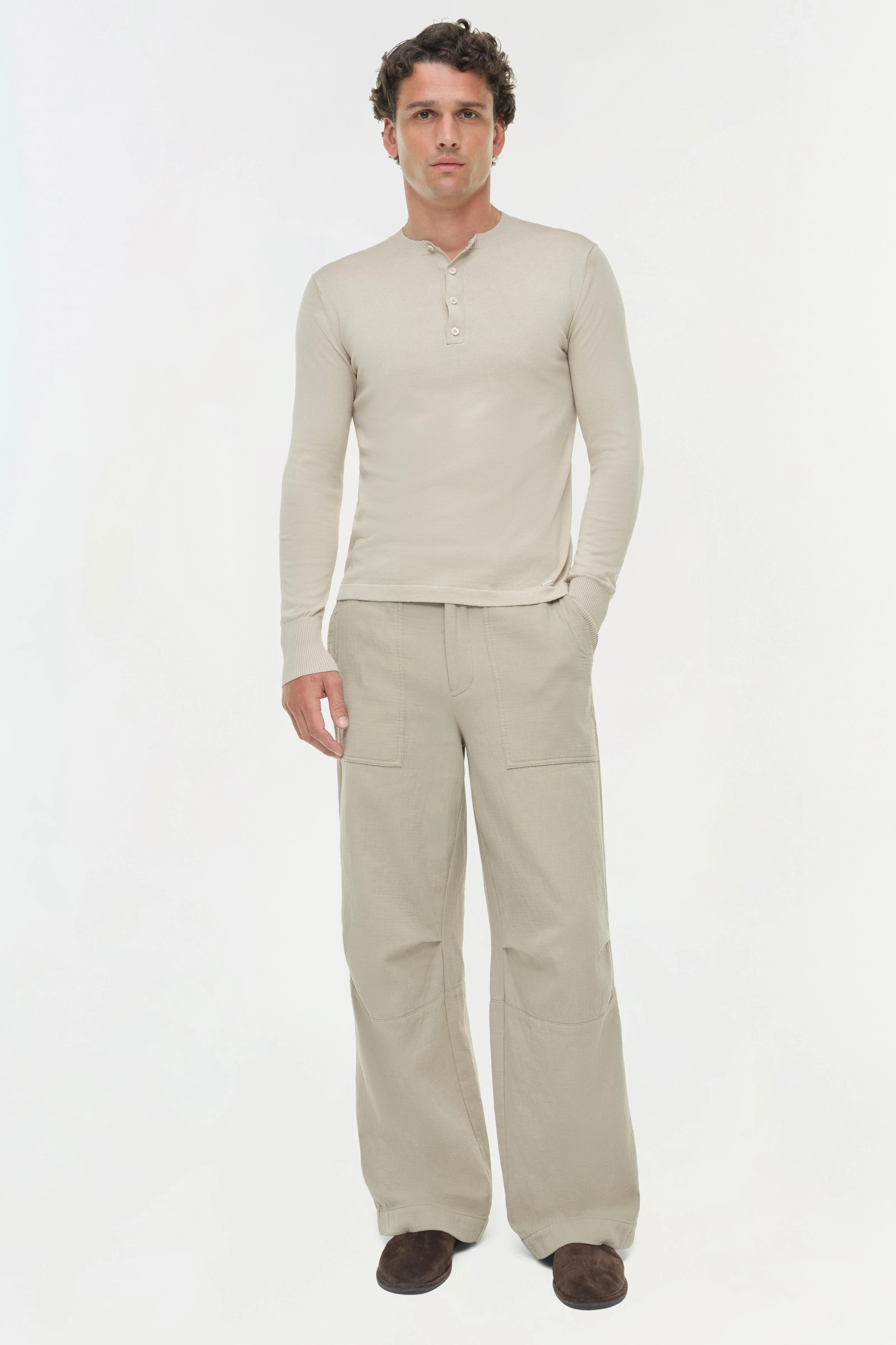 Dolton Knit Henley - Image 2