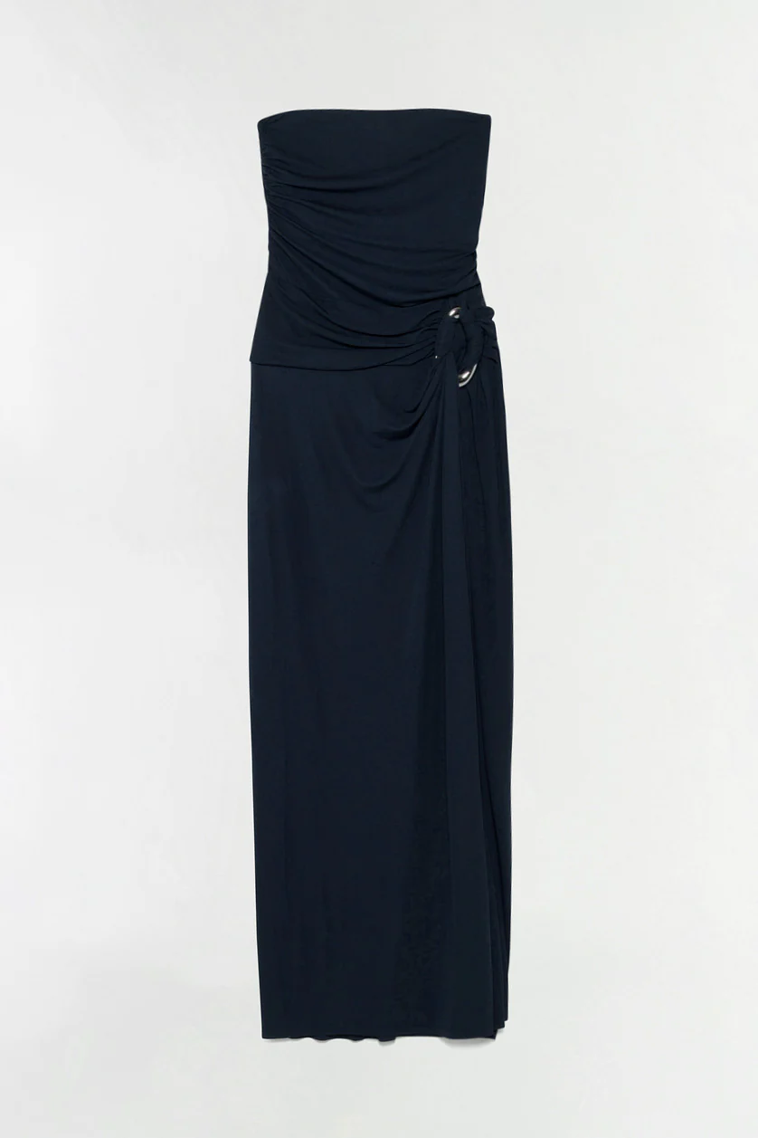 Emma Strapless Jersey Gown