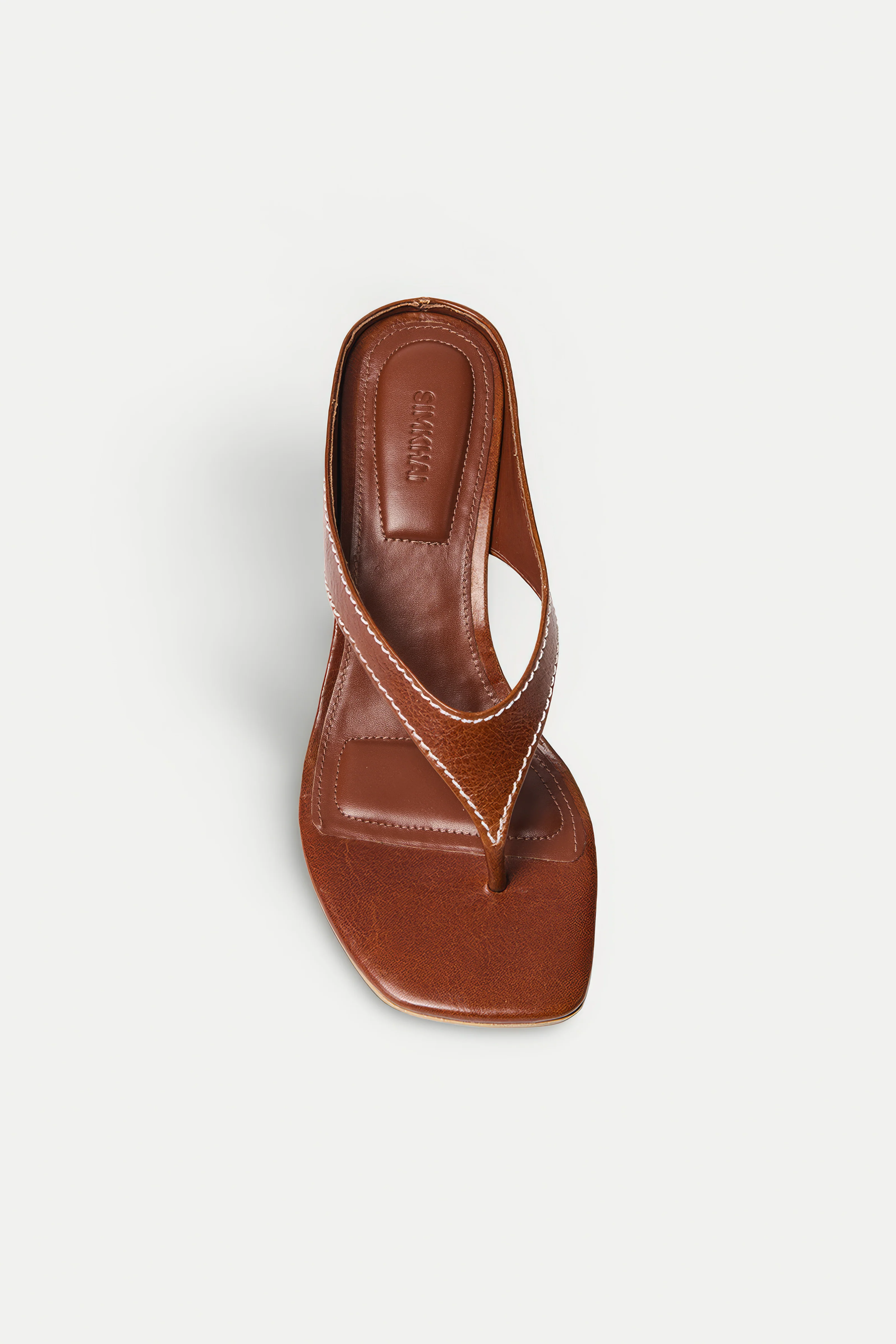 Hazel Leather Thong Wedge - Image 3