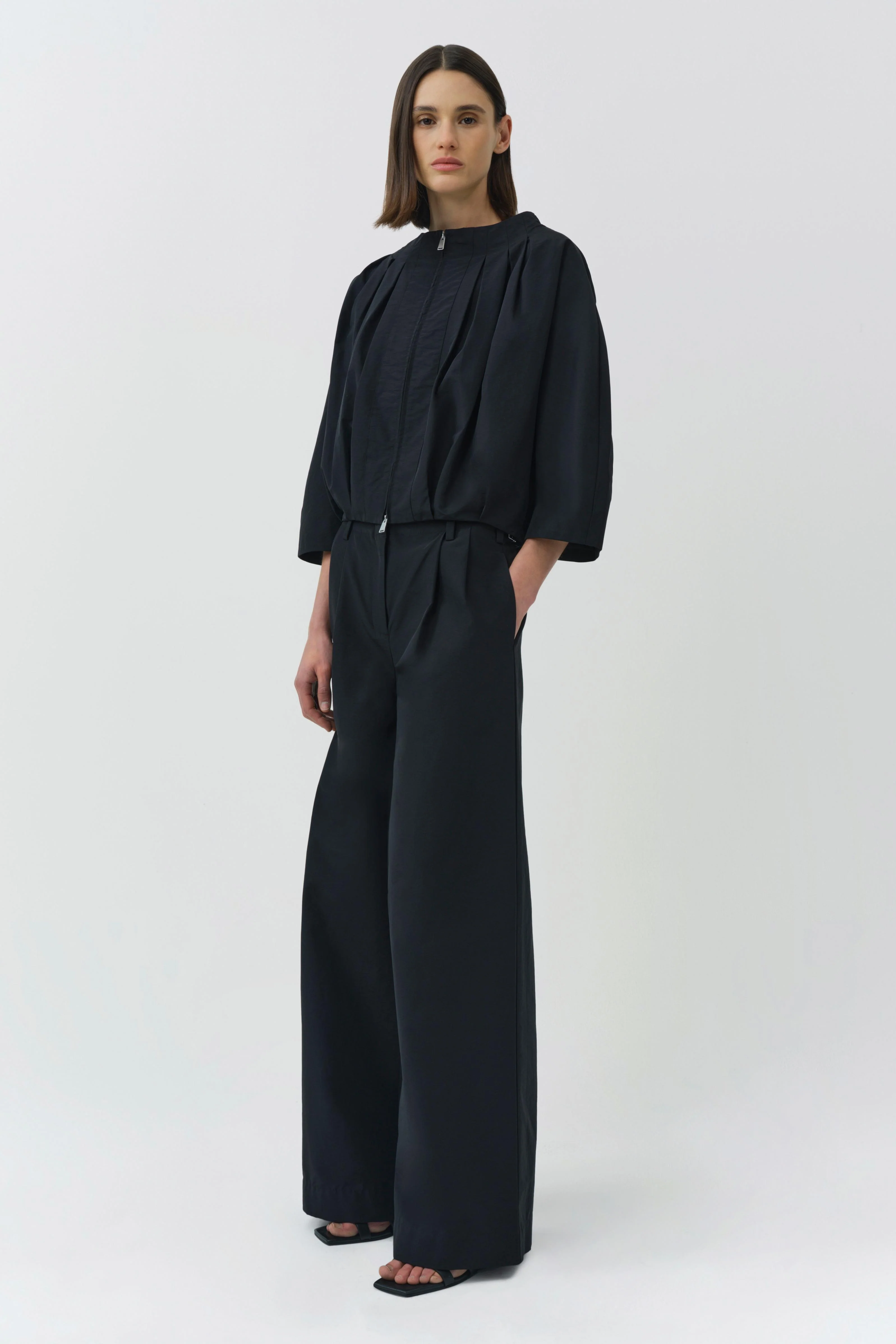 Leroy Pleated Wide Leg Pant - Image 3