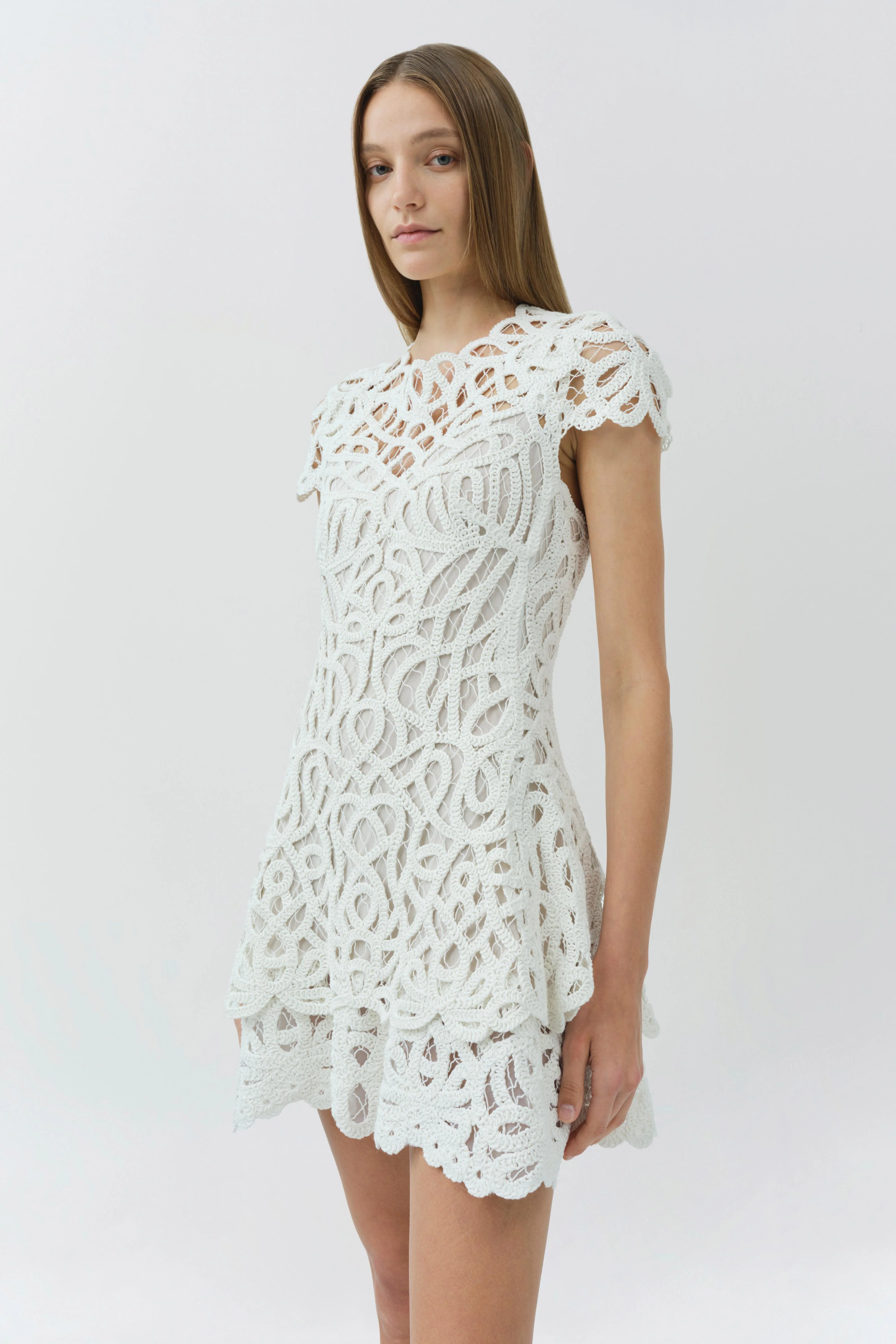 Lina Lace Mini Dress - Image 3