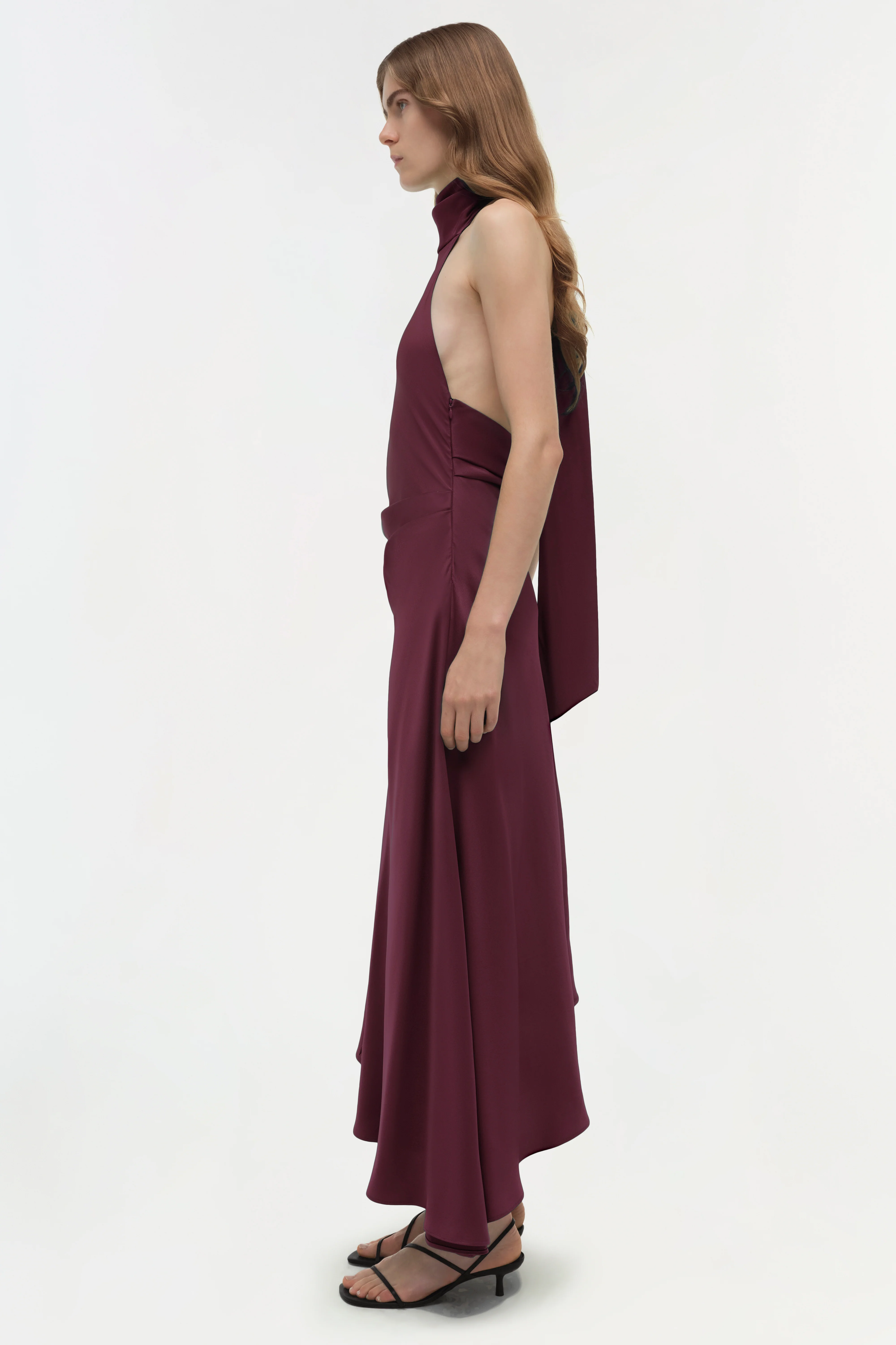 Monica Satin Dress - Image 4