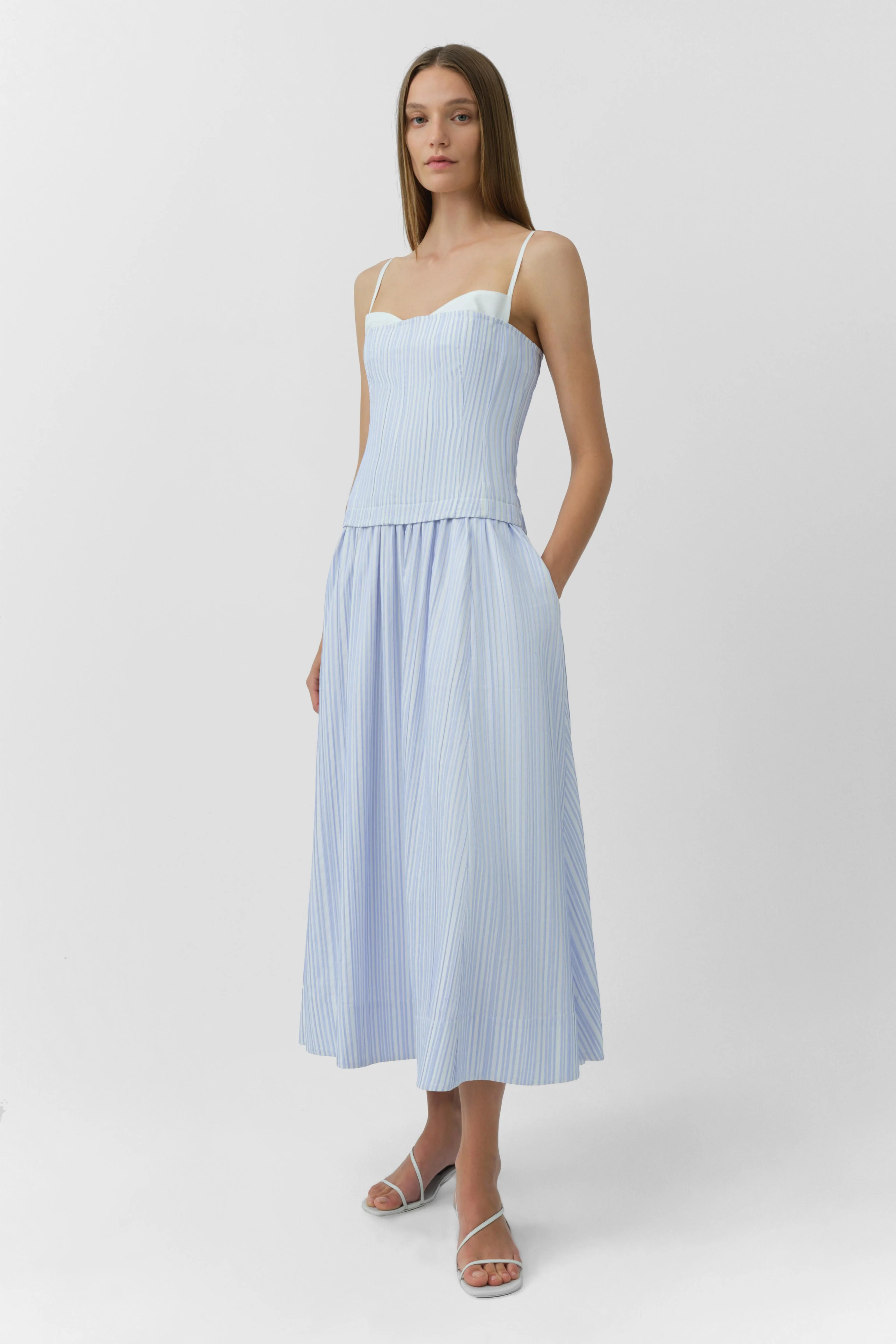 Quinlin Bustier Midi Dress - Image 4